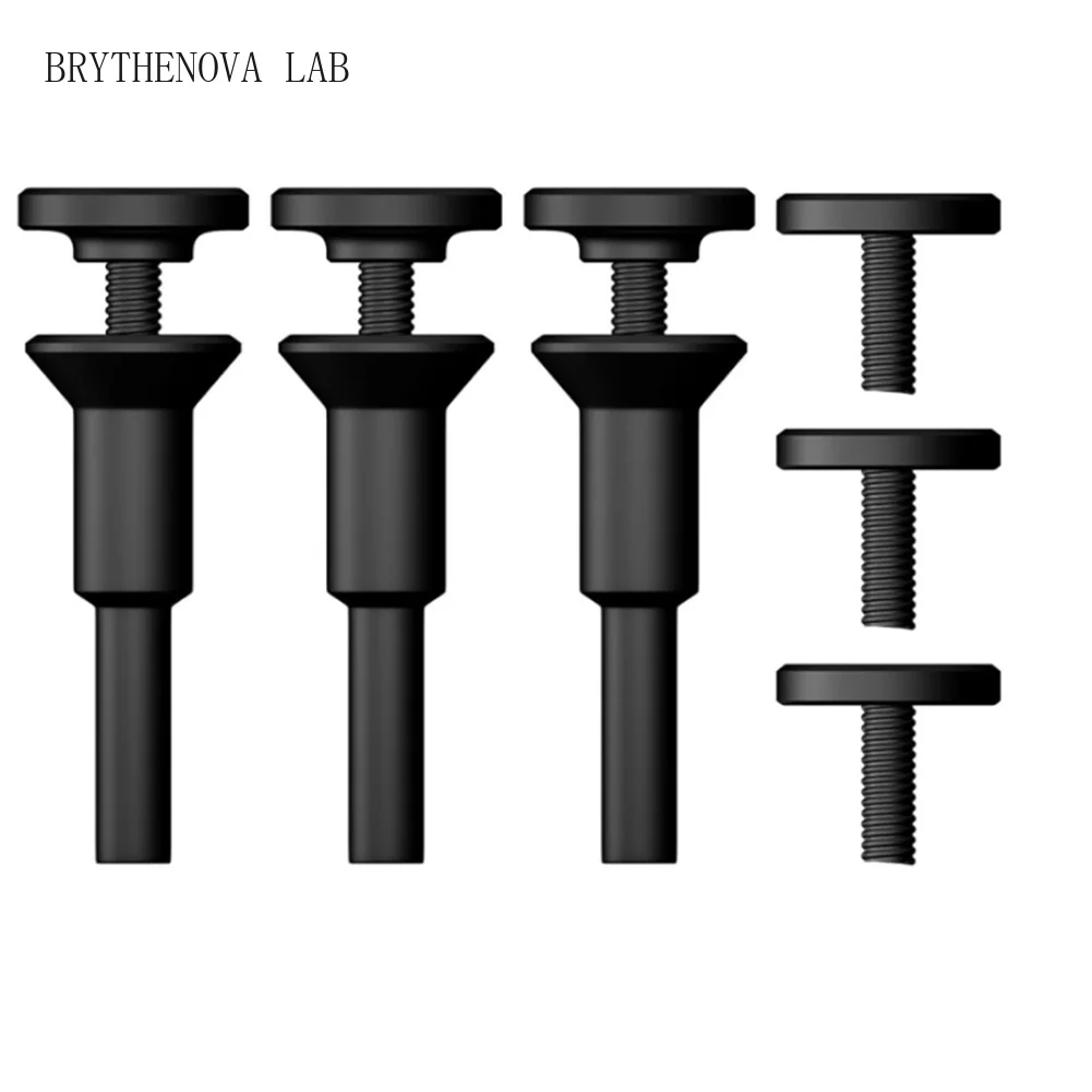 3pcs Cut-Off Wheel Mandrel Set Grinding Disc Connecting Rod Quick Mounting for 38 and 14 Hole Arbor Wheels Die Grinders