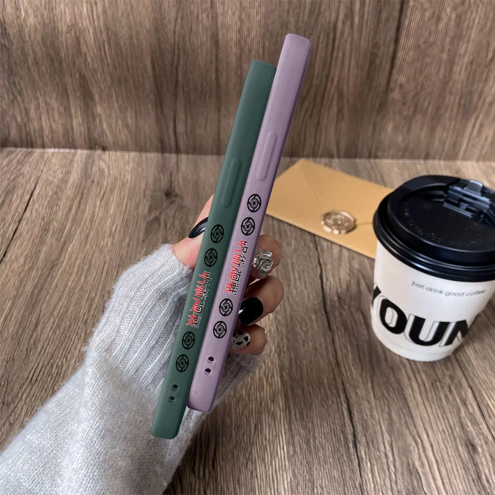 Jujutsus Kaisens Gojos Phone Case for Oppo A98 A96 A94 A78 A74 A60 A57 A54 A53 A38 A17 A16 A15 4G 5G Straight Edge Soft TPU Capa