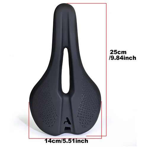 Imagen 2 del producto Sillín de bicicleta de carretera ARTOROO, asiento ultraligero, sillín de bicicleta de carretera para hombres, asiento de bicicleta MTB suave y cómodo, piezas de ciclismo