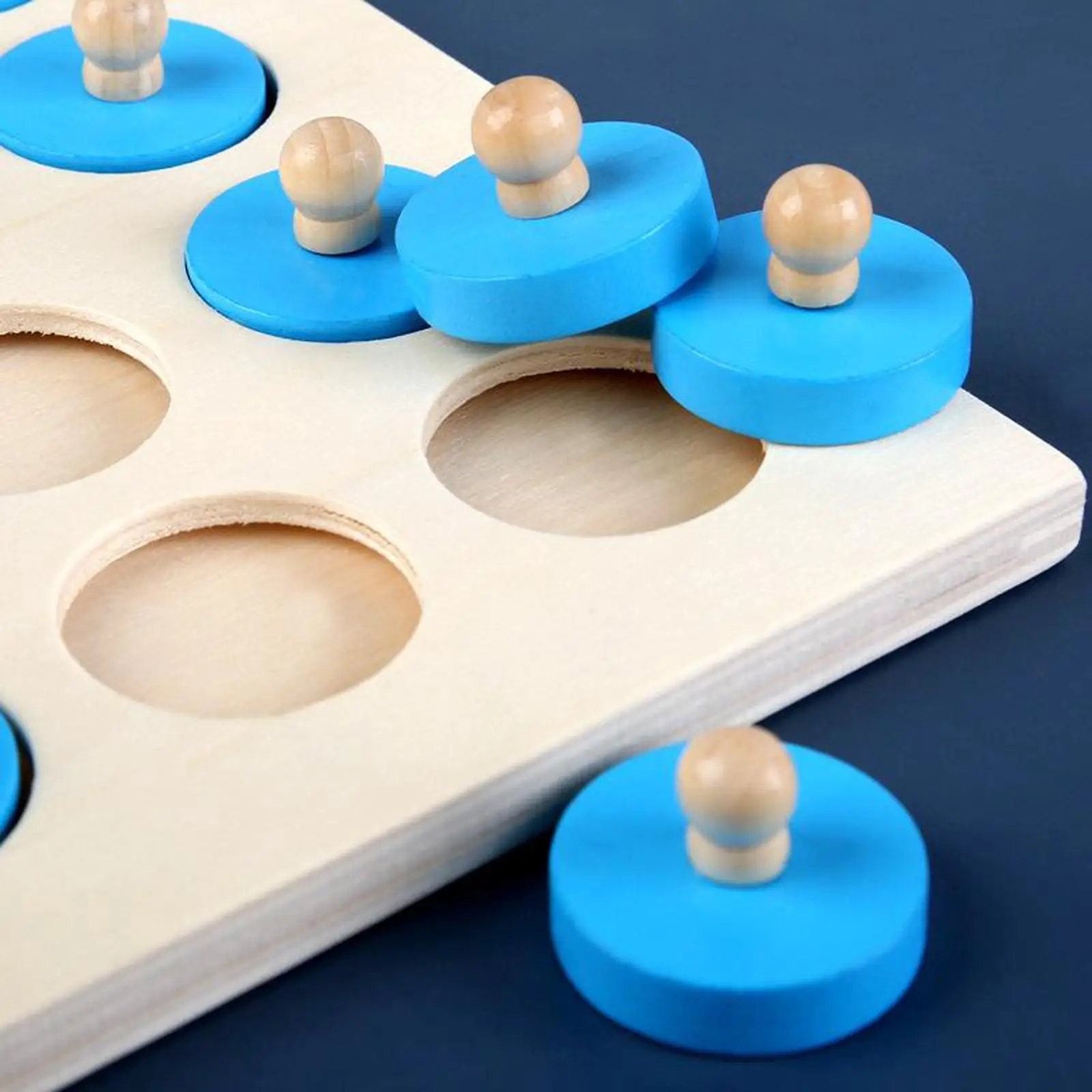 

Board Game Montessori Memory Chess Game, 3D Wood Puzzle Board Logic Development Learning Toys for Toddler, Kids