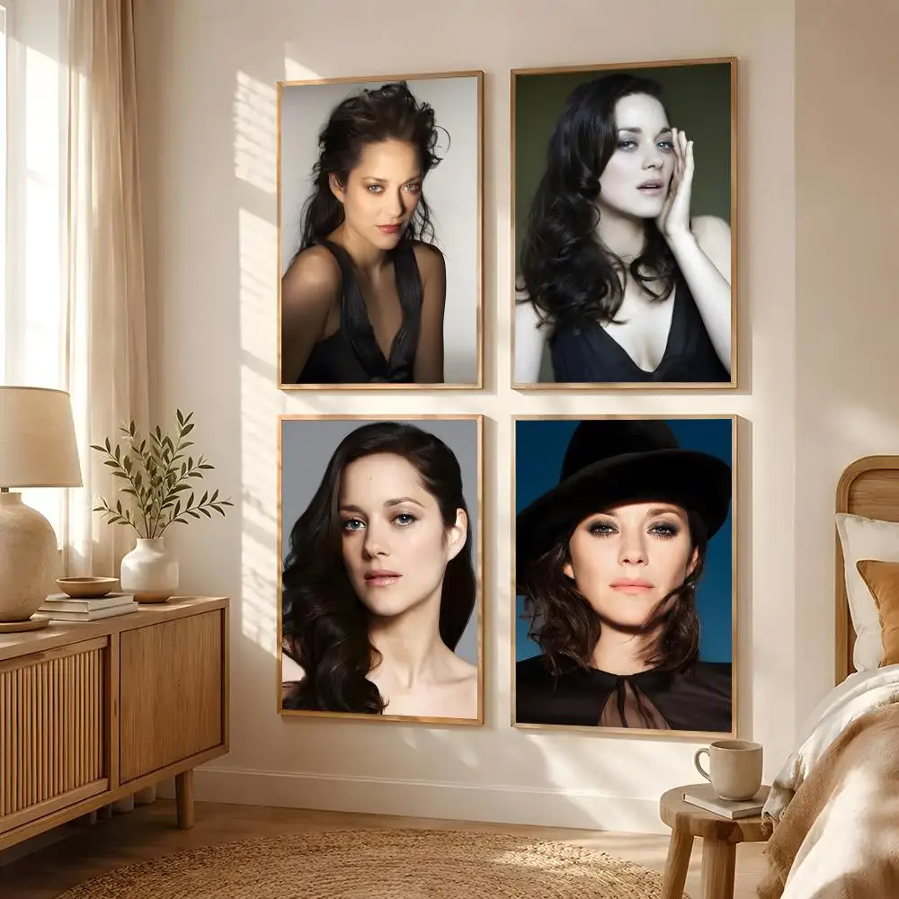 Actor Marion Cotillard Poster Poster All-match HD Waterproof Self-Adhesive Wall Art Sticker For Home Bedroom