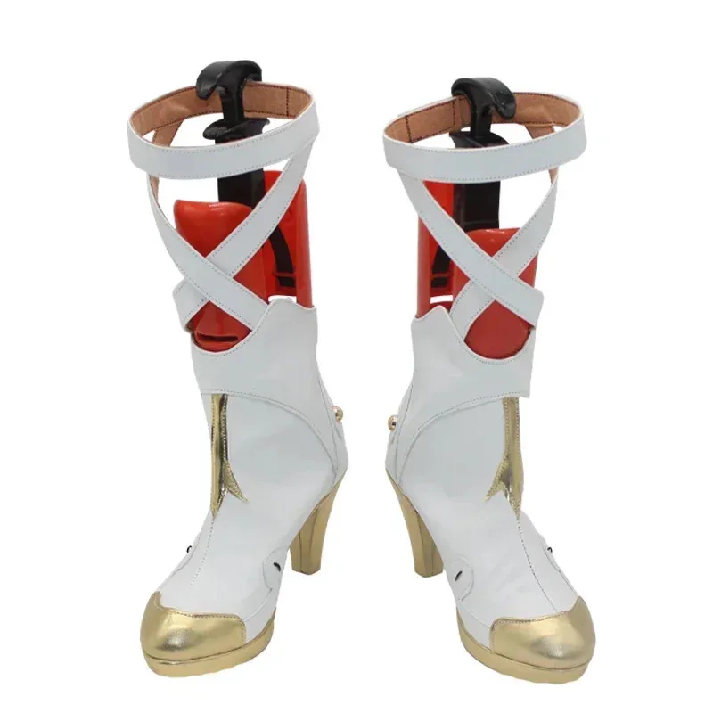 لعبة NIKKE آلهة النصر دوروثي تأثيري أحذية بولي أحذية أحذية من الجلد هالوين كرنفال الأحذية تأثيري الدعامة مخصص