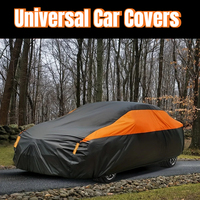 Universal Car Covers Outdoor Sun UV Rain Dust Snow Wind Protection Auto Cover for SUV Sedan 190T Protective Full Covers