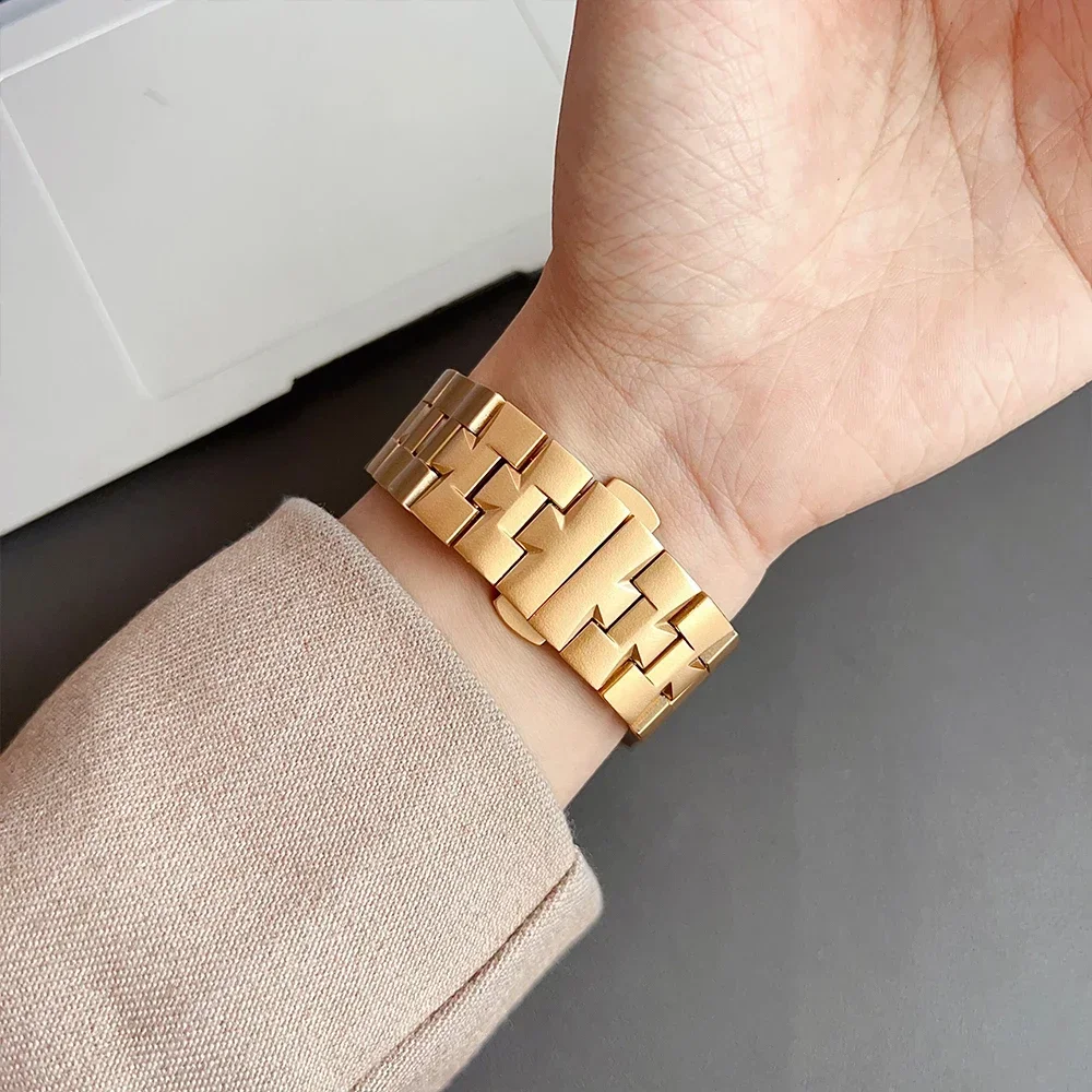 الفاخرة 22 مللي متر سوار فولاذي غير قابل للصدأ لهواوي GT5 برو GT4/5 46 مللي متر في نهاية المطاف 4/4Pro للجنسين الأشرطة المعدنية ل Amazfit GTR 4/3/2 التوازن