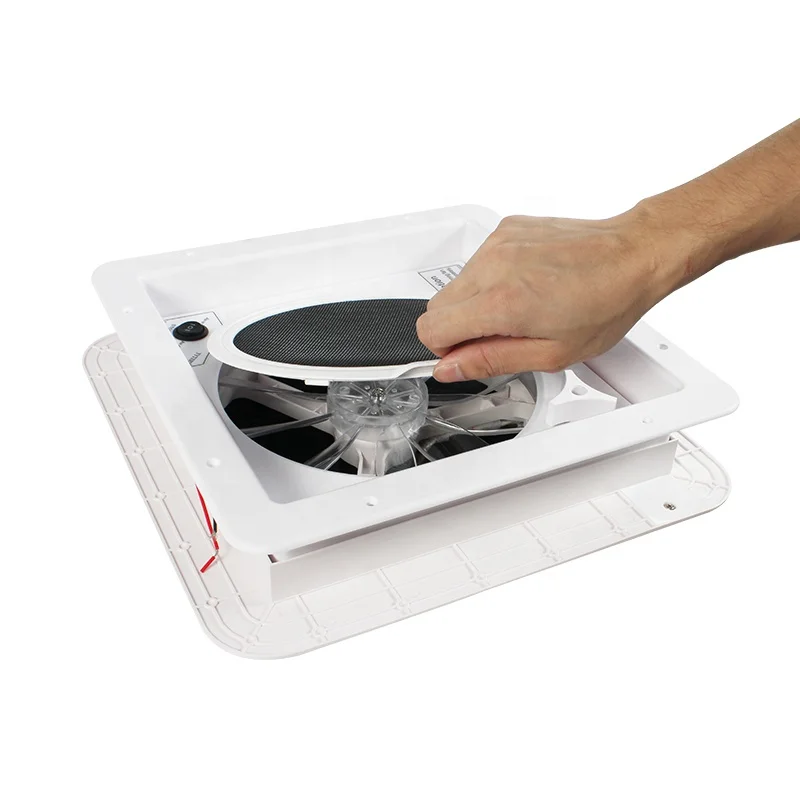 OEM High Quality 11 Inch CE 12V DC Manual or Electric Series Detachable Mesh Anti-UV Ventilation Roof Camper RV Vent Fan