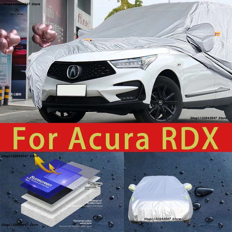 

For Acura RDX Outdoor Protection Full Car Covers Snow Cover Sunshade Waterproof Dustproof Exterior Car accessories