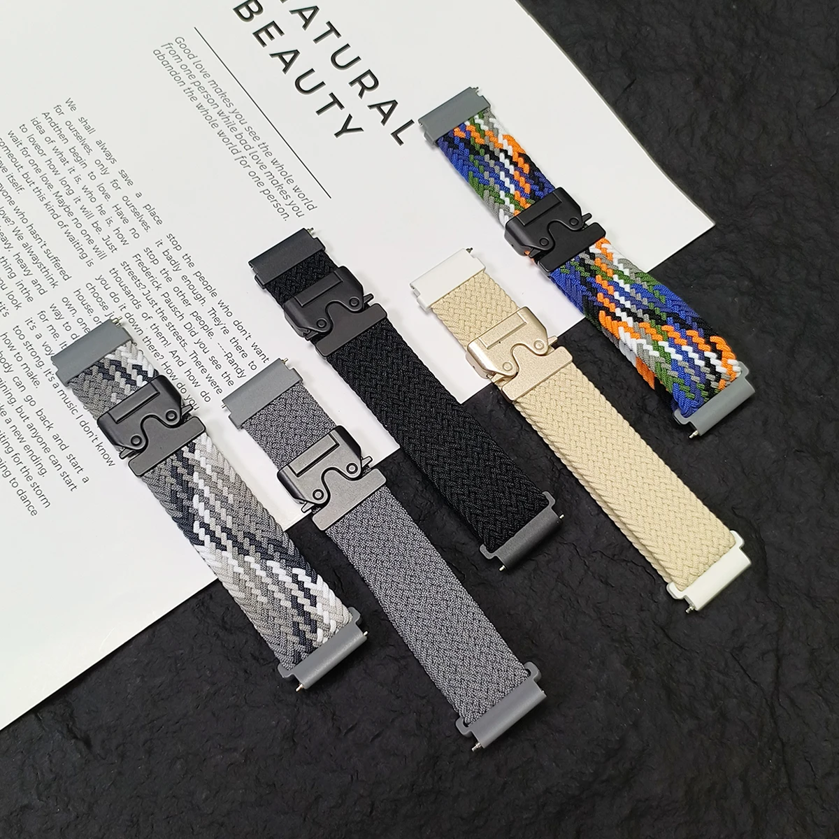 Parachute Strap For Amazfit Cheetah 2 Ultra 48mm/BALANCE Nylon 20/22mm Bracelet For Amazfit Bip 6/GTR 2 3 4/GTS 2 4 mini correa