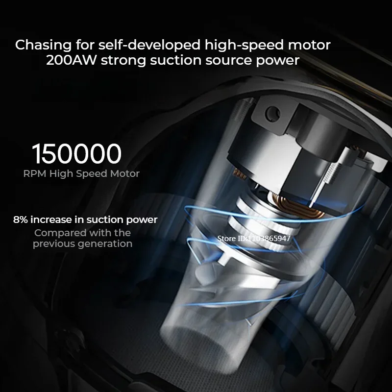 Original Dreame V15S Cordless Vacuum Cleaner with Green Laser Dust Reveal 200AW Powerful Suction Handheld Vacuum Cleaner forHome