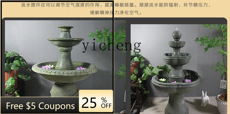 

Фонтан ABB с циркуляцией воды для пруда, декоративный элемент для ландшафтного дизайна сада, двора и улицы