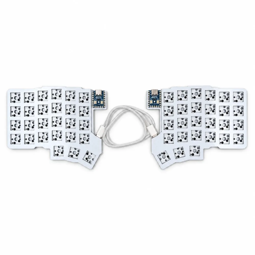 New Model Silakka54 Split Keyboard Support QMK/VIAL Ergonomics Split Keyboard with TRRS Cable MX/Choc Custom PC Gamer Accessory