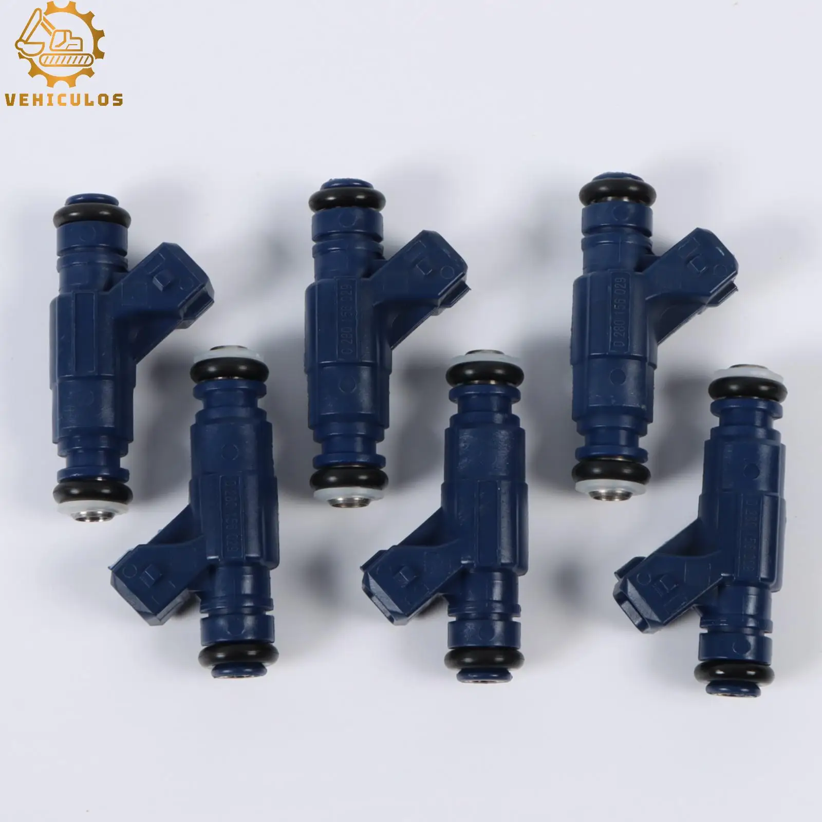 

0280156029 1L2Z-9F593-BA VEHICULOS 6PCS Fuel Injector For Ford Explorer Limited Sport Mercury Mountaineer Base 4.0L V6 Gas
