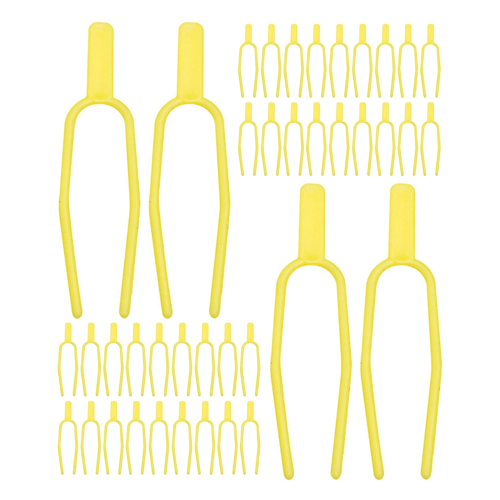 

200Pcs Plants Fixed Clamps Thickened Reusable Vine Fixing Clips for Garden Stem Support Strawberry Tomato Farming Plastic