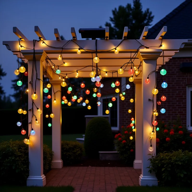 200 LEDs String Light Solar Fairy Lights Outdoor Garden Wedding Decoration Lamp 22M IP65 Waterproof Garland Christmas Light