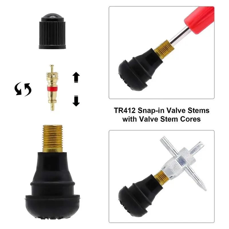 A13Z-Valve Stem Puller Installer Tool, Single Head Tire Valve Core Remover Installer Tool(40Pcs) Durable Easy To Use
