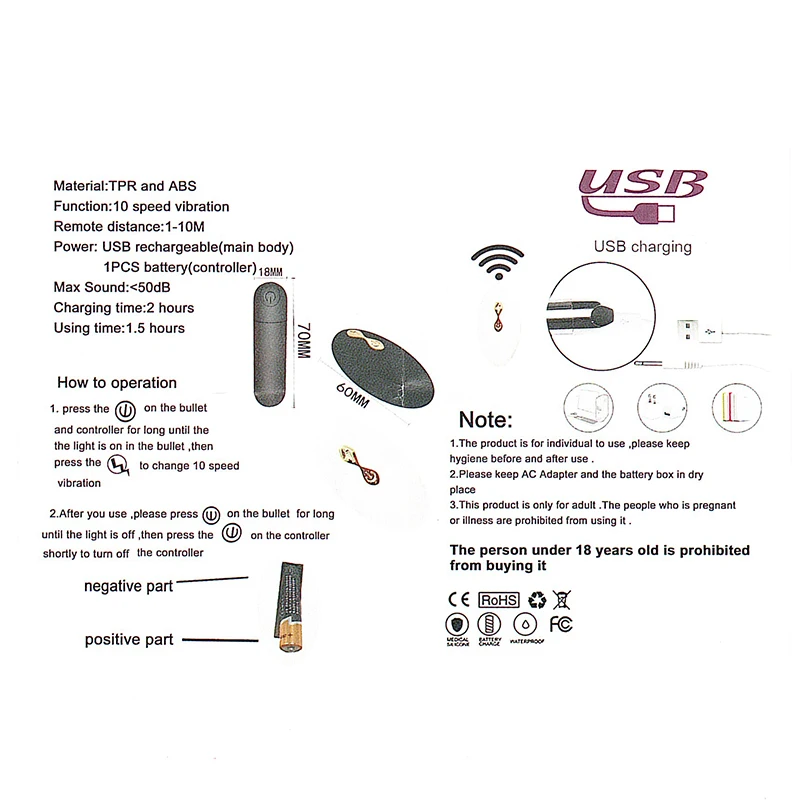 Mini Vibrator Sex Toys Clitoris G-Spot Women Adult Sexy Panties Bullet Remote Stimulator Vagina Massager Rechargeable Toy Fun view 6