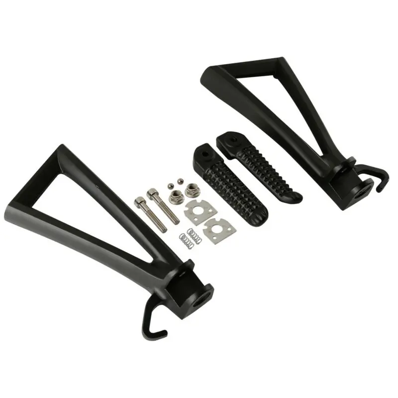 Motorcycle Rear Passenger Footrest Foot Pegs Bracket Set For Yamaha YZF-R6 2006-2016