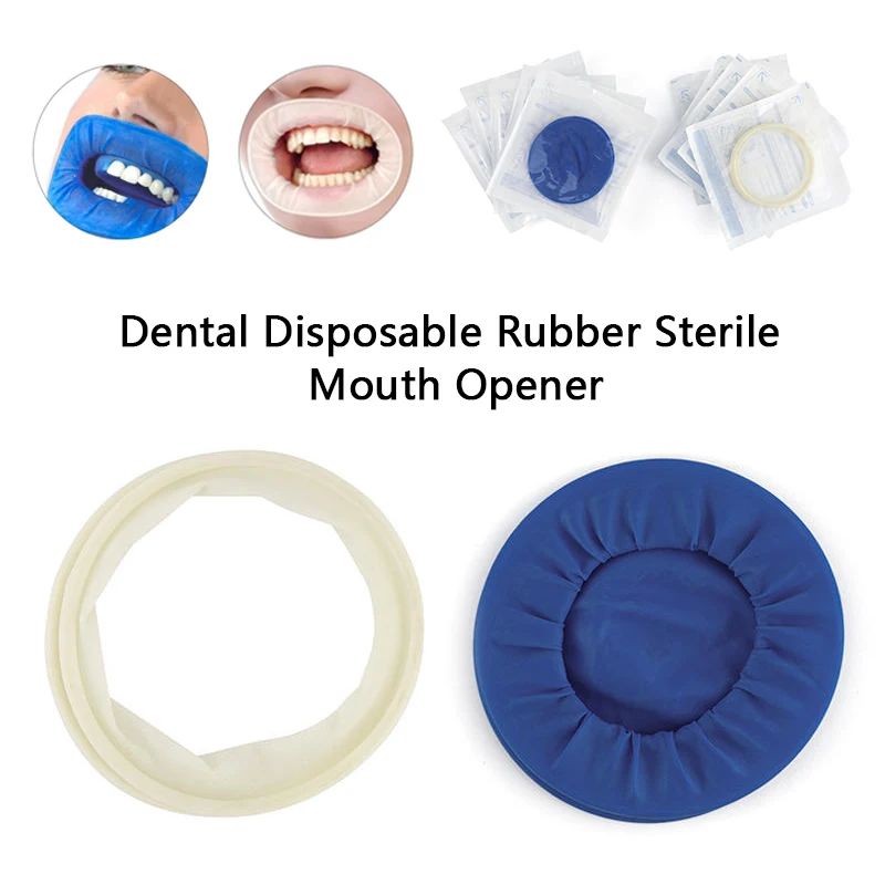 

Dental Disposable Rubber Mouth Opener O Shape Rubber Dam Mouth Opener Retractors Intraoral Cheek Retractors Dental Consumables