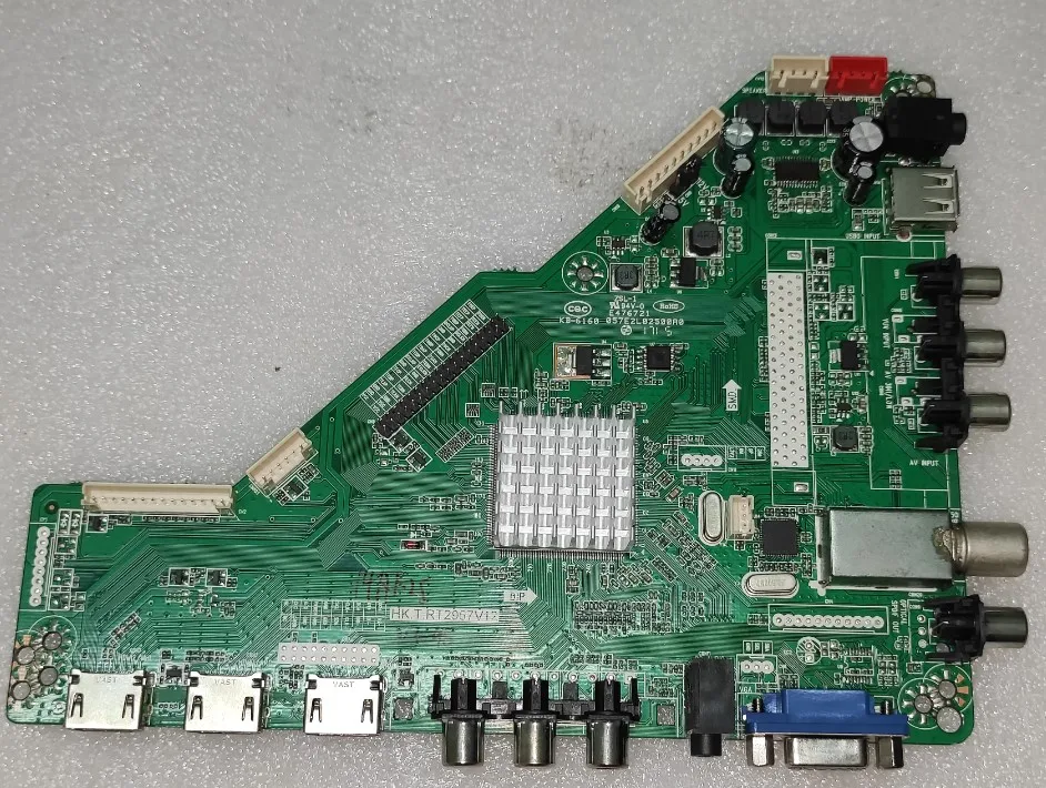 hk.t.rt2957v12 เมนบอร์ด LED TV ภาพถ่ายทางกายภาพ ทดสอบอย่างดี