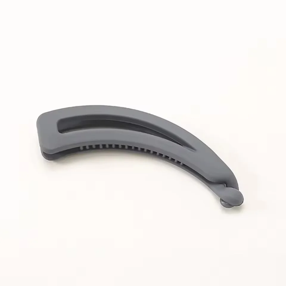 マットヴィンテージバナナクリップ、巻き毛、ロングヘア、ストレートヘア、ショートヘア用、女性、女の子向けヘアスタイリング、ポニーテールホルダー、ヘアピン、クランプグリップ