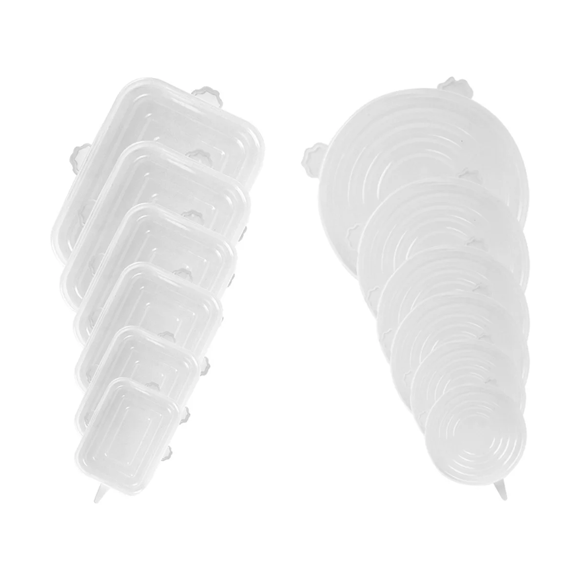[N84R] Silicone Stretch Cover, Reusable, Suitable for Food Storage, Dishwasher and Refrigerator