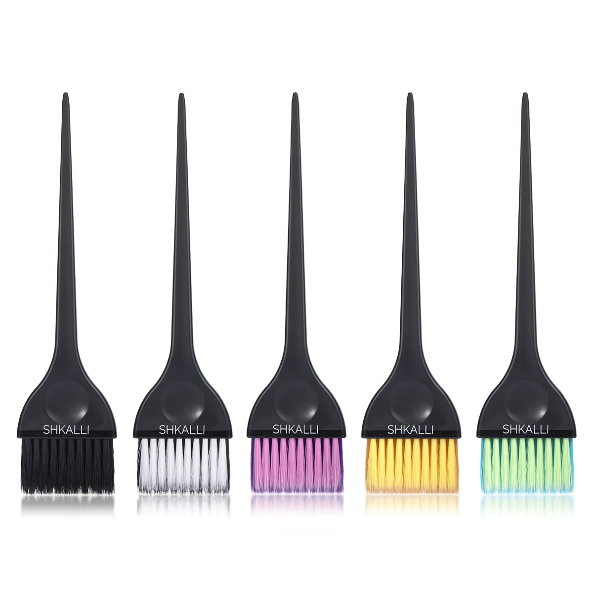 Professional Hair Tinting Brush Home Salon Hairdresser Hair Dyeing Brush Coloured Soft Bristles Balayage Brush Hair Tinting Tool