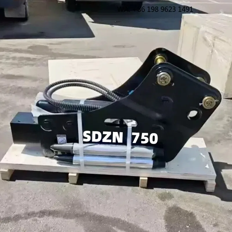 High Frequency Silenced Box Side Hydraulic Breaker Efficient Urban Construction Rock Tool 6-9 Ton Excavator Equipment view 5