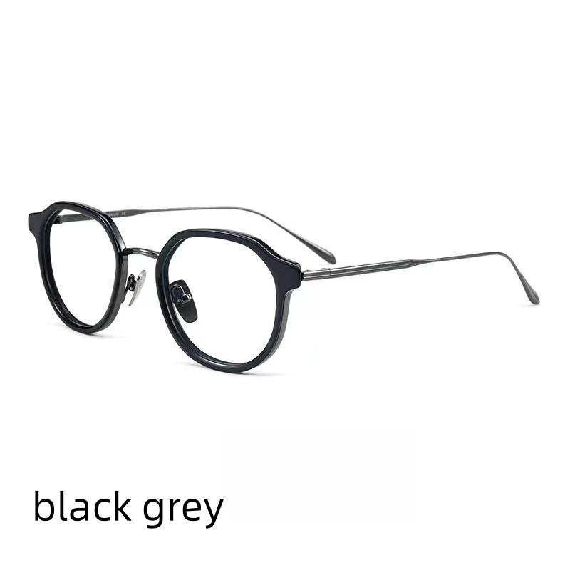 

49mm Ultra Light Square Eyeglasses Frame For Men And Women Titanium Flexible Leg With TR90 Rim Eyewear Spectacles Frame1125TANGO