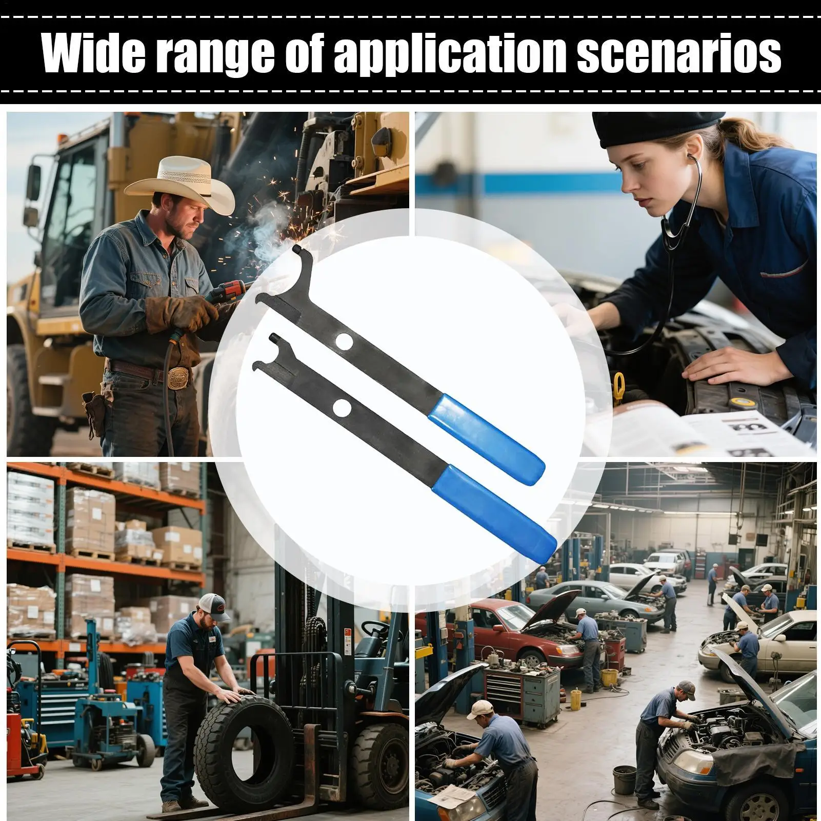 

Seal Remover Tool Car Crankshaft Seal Remover 2 Pieces Heavy Duty Automotive Repair Gear With Anti Slip Grip For Sedan Caravan