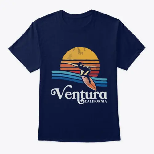 

Retro Ventura California T-Shirt Made in the USA Size S to 5XL