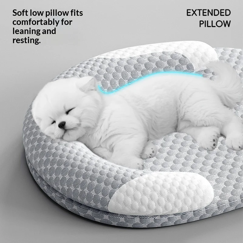 Manta refrescante desenfundable y lavable para perro, colchoneta verano