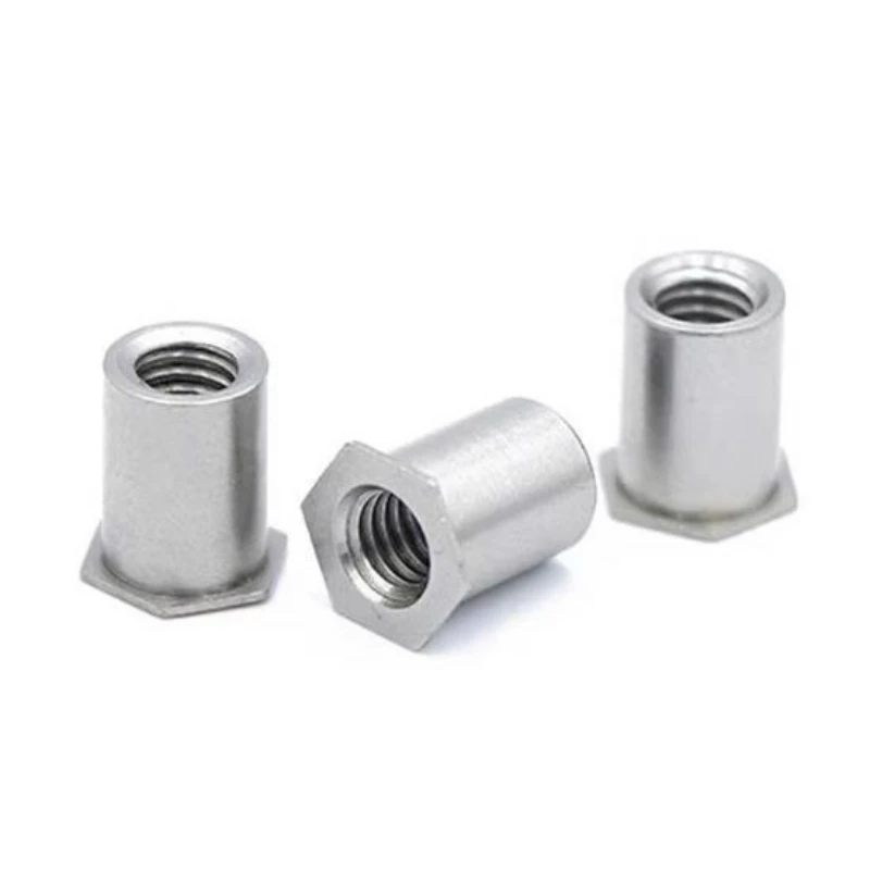 M2 M2.5 M3 M4 M5 M6 Sos Self-clinching Standoffs Bolt 304 Stainless Steel Thru-hole Threaded Standoff Internal Thread Stud