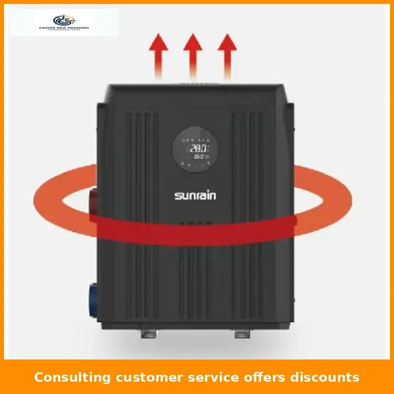 Sunrain Smart WiFi-Controlled R32 Refrigerant Full DC Inverter Swimming Pool Heat Pump