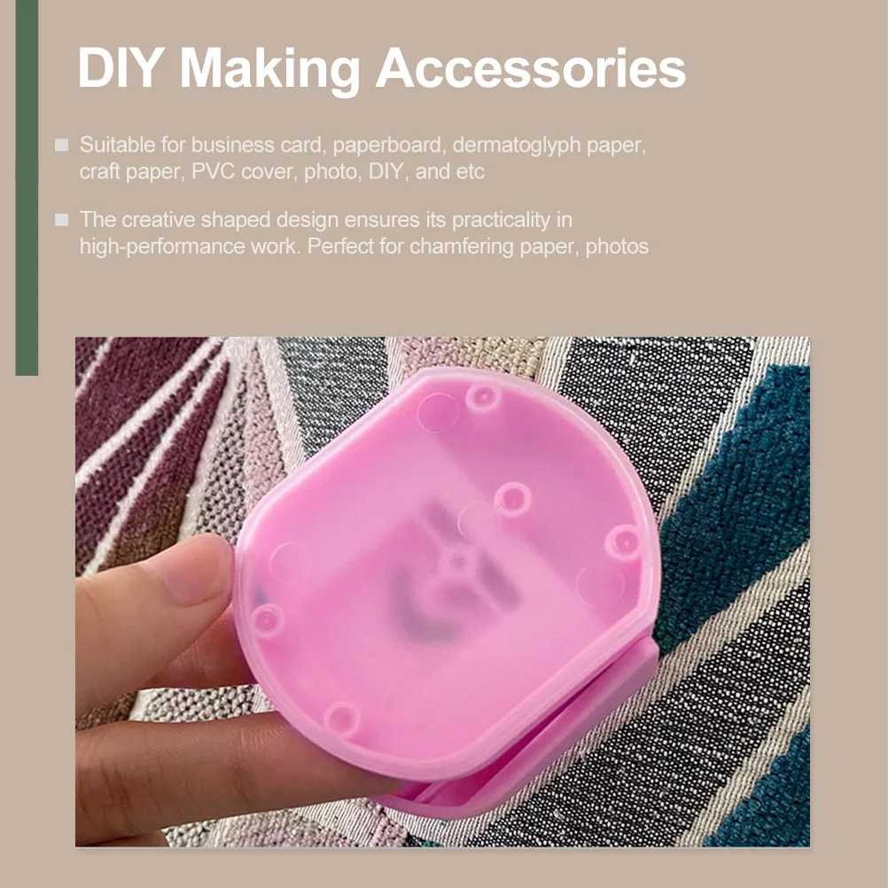 2 stücke Für Papier Handwerk Runde Kante Punch Diy Machen Zubehör Ecke Rounder Kunststoff Bild Trimmer Handwerk