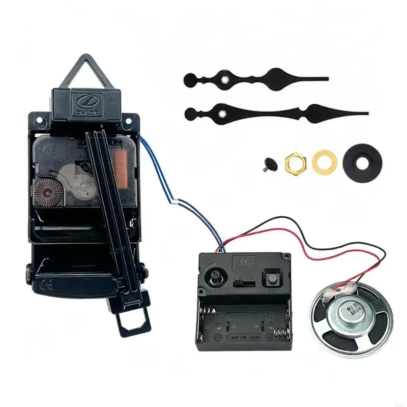 Quartzs Pendulum Clock Movement with Chimes Music Box Set for DIY Repair Project