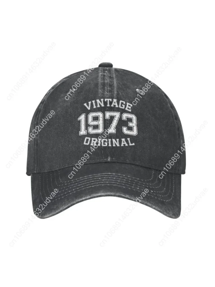 

Classic Cotton Vintage 1973 Birth Year Original Baseball Cap Women Men Custom Adjustable Adult Dad Hat Hip Hop