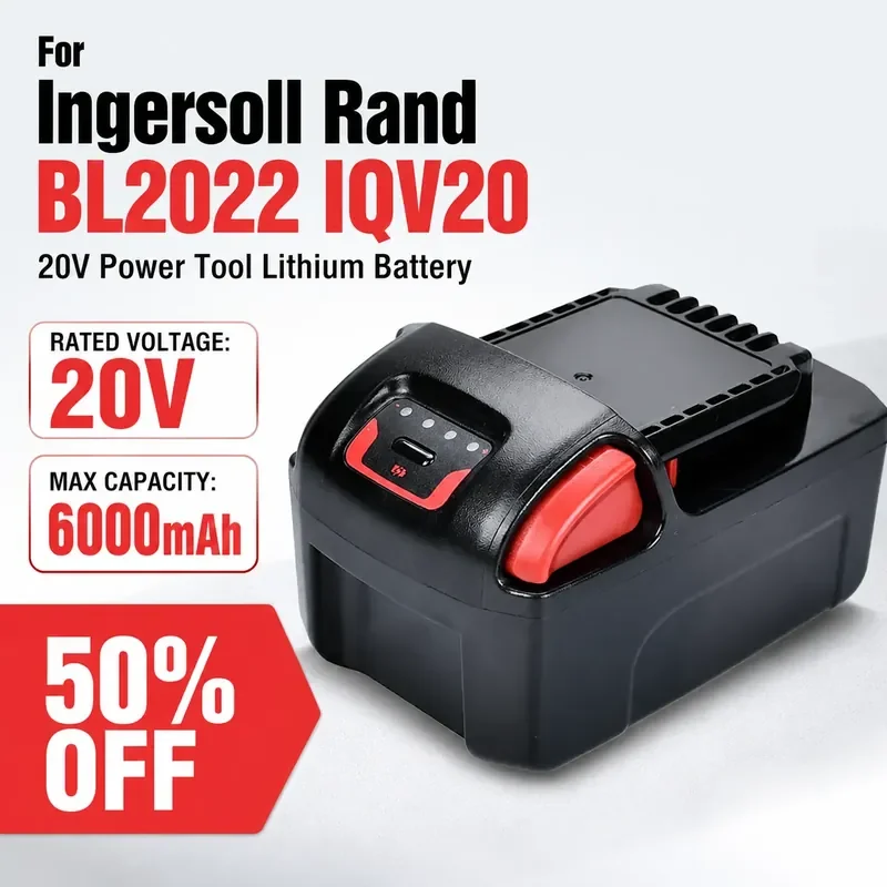 

For Ingersoll Rand BL2022 IQV20 20V Power Tool Lithium Battery