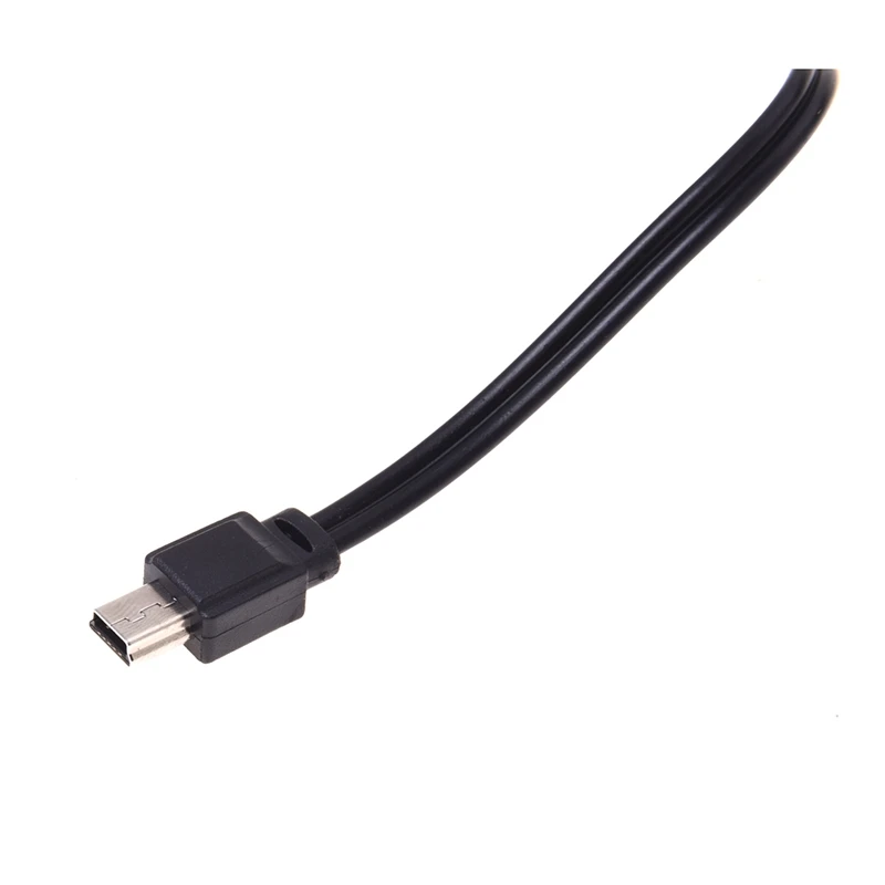 3.5mm Aux USB2.0 Male Mini 5 Pin USB Portable Speaker Audio Cable