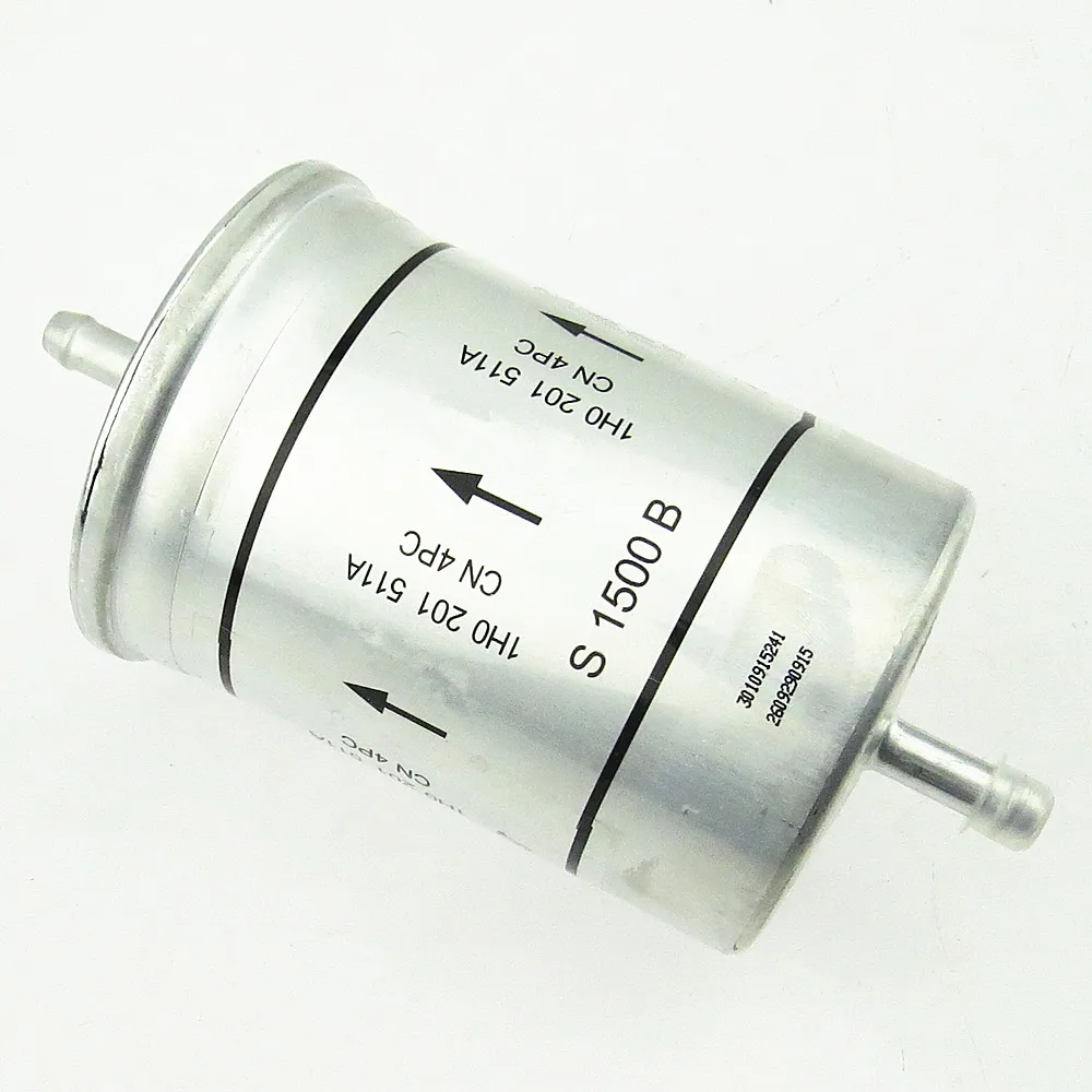 Gasoline Fuel Filter For Audi A4 A6 VW Golf Jetta MK2 MK3 Passat Skoda Superb Seat Toledo 1H0 201 511 A 1H0201511A 1H0 201 511A