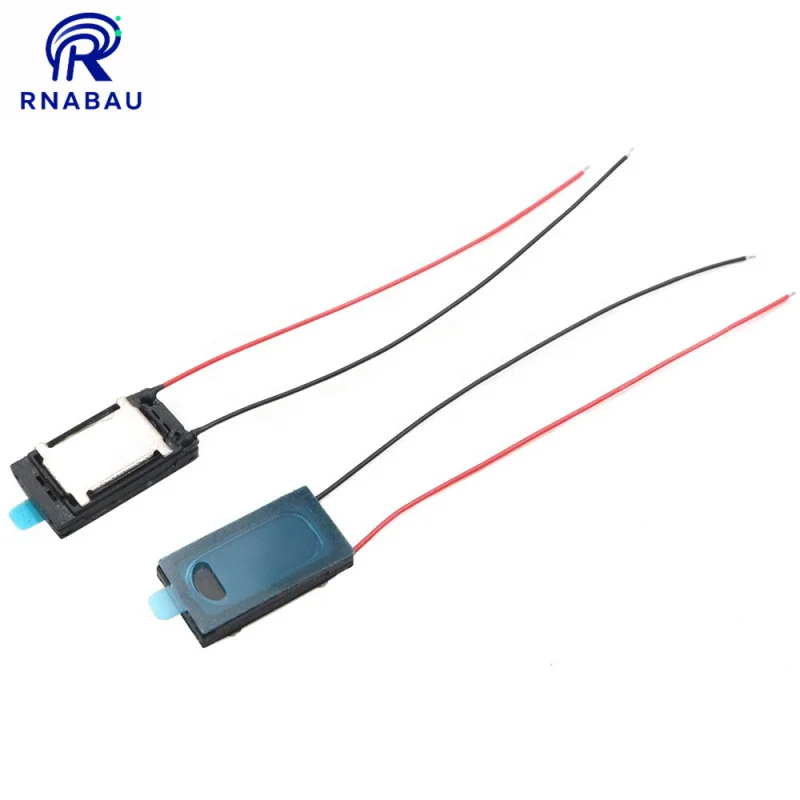 

10pcs IP68 Waterproof 8Ohm 1W 16*9MM Composite Film Speaker Unit Rectangular Slim Loudpeaker DIY with Cable for Audio Products