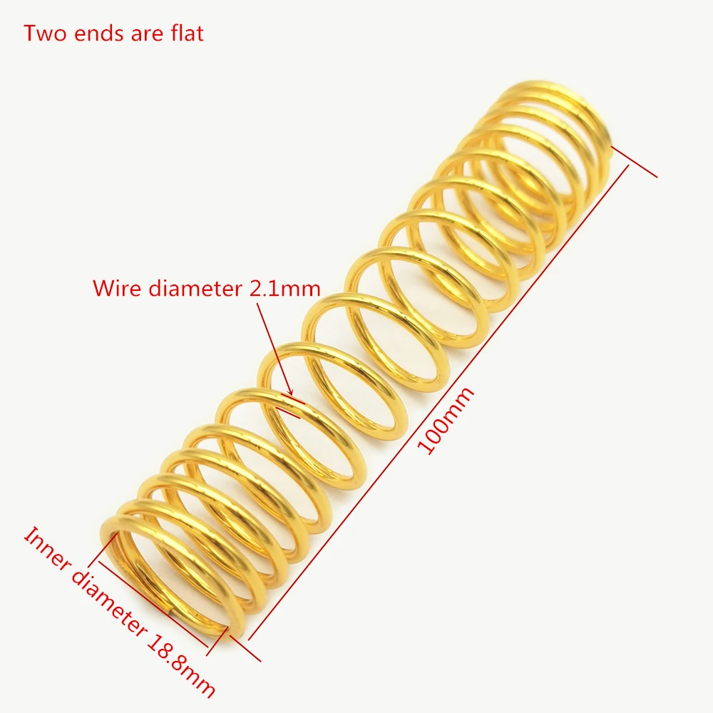 4pcs Thicker Harder Steel Springs Gold for 1/7 UDR Unlimited Desert Racer Shock 8460X