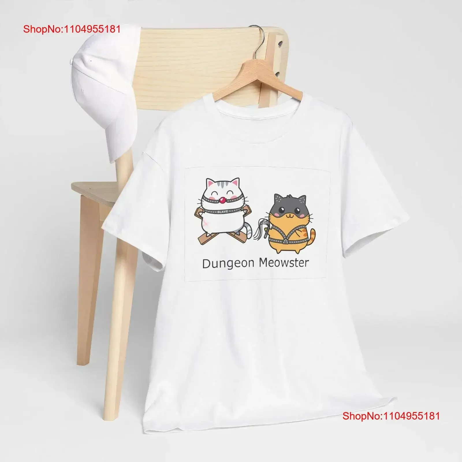 

Dungeon Meowster Kitties Kawaii Cute S M T shirt vintage Washed Versatile Casual streetwear fashion designer clothes Unisex