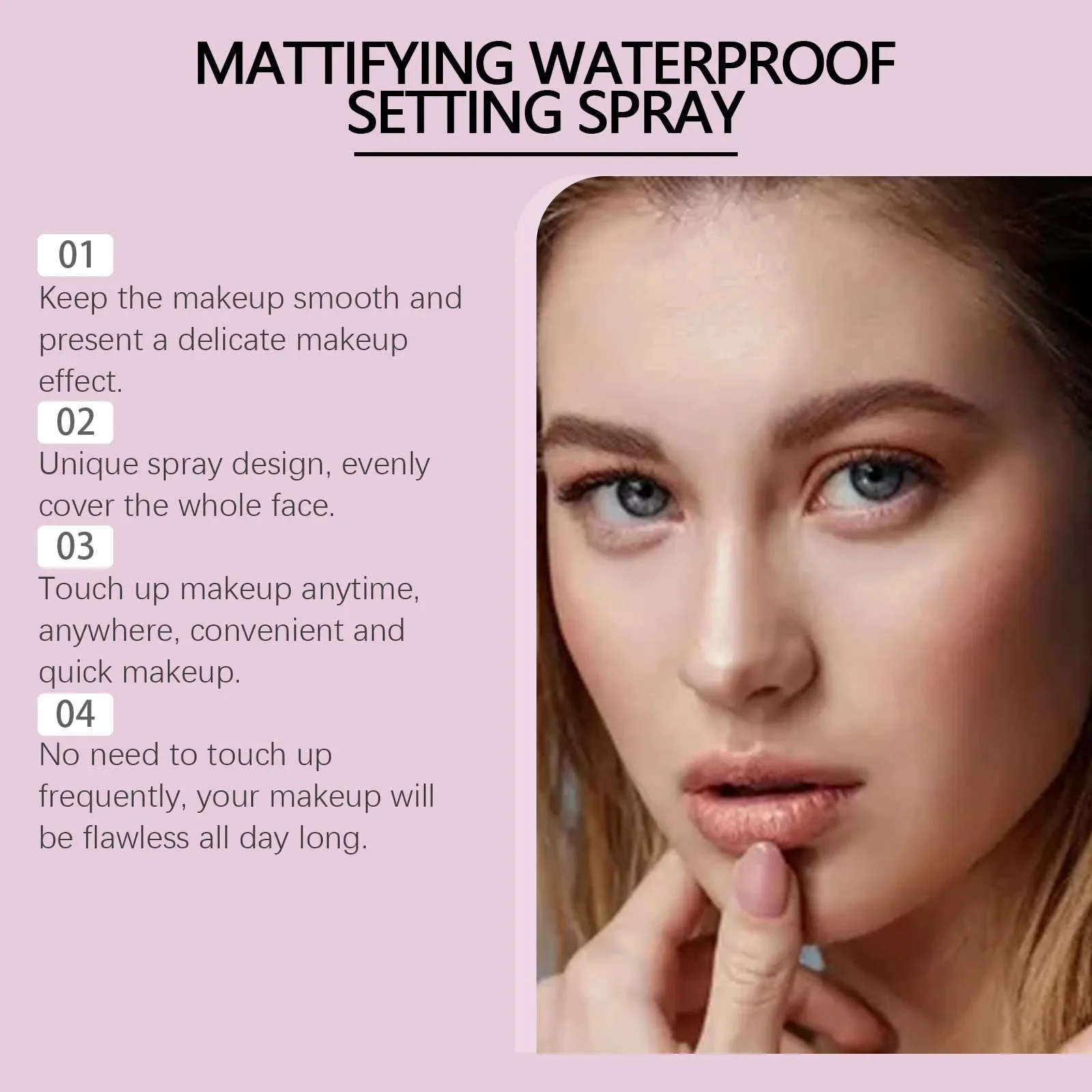 Makeup Fixer Spray Moisturizing Face Make up Waterproof Lasting Oil Control Natural Matte Refreshing Makeup Setting Spray