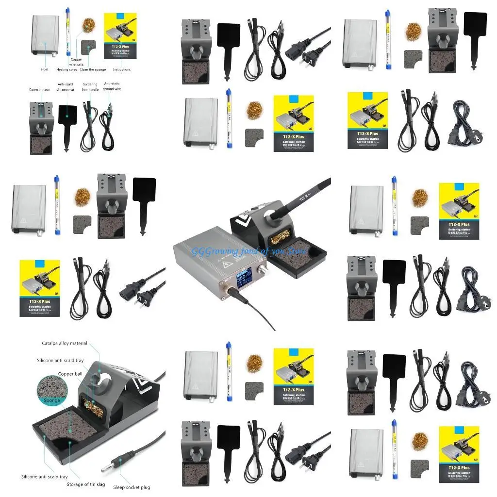

H9EB T 12 Solder Station Antistatic Intelligent Digital Heating Station for Electroni