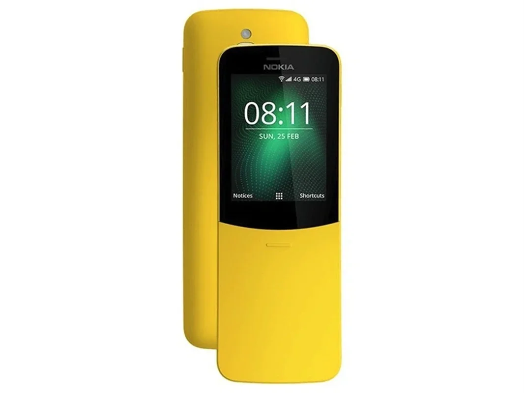 Nokia 8110 4G SmartPhone 2.4 inch Screen CPU Qualcomm Snapdragon 205 1500mAh Battery 2MP Camera Unlocked  used phone