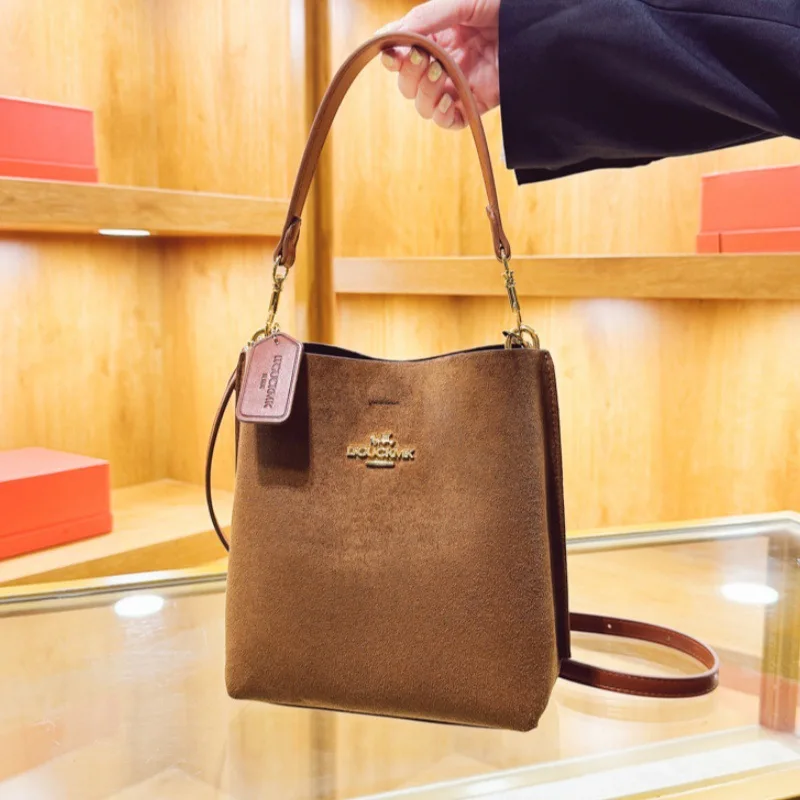 حقيبة دلو كلاسيكية لخريف وشتاء 2025، محفظة كتف للركاب للنساء، حقيبة كروس عصرية، حقيبة بسيطة ليلاً ونهارًا #2