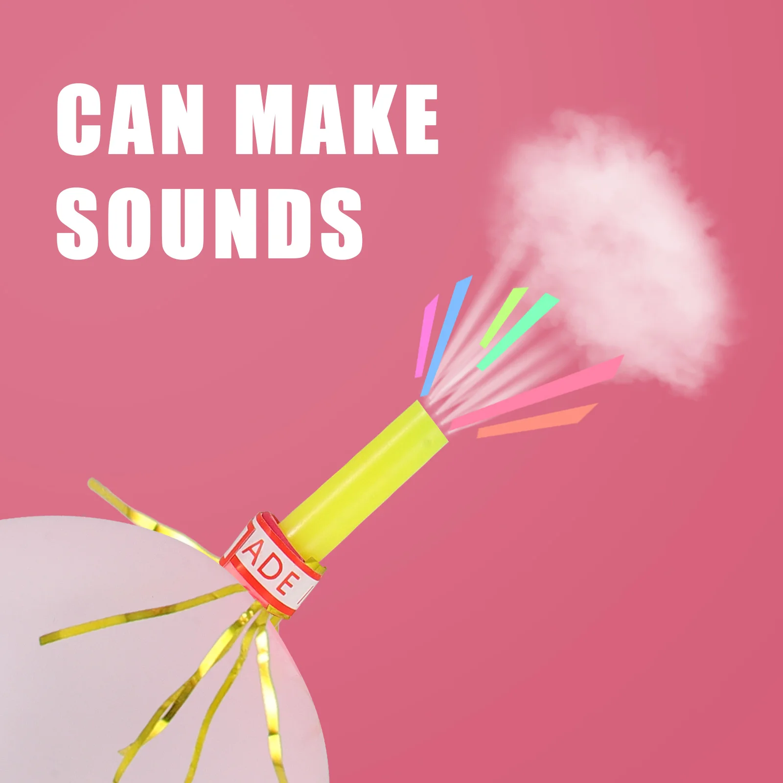 

30Pcs Noise Maker Whistles Balloon Musical Blowouts Mixed Glitter Fringed Metallic Birthday Christmas Halloween Party Favors