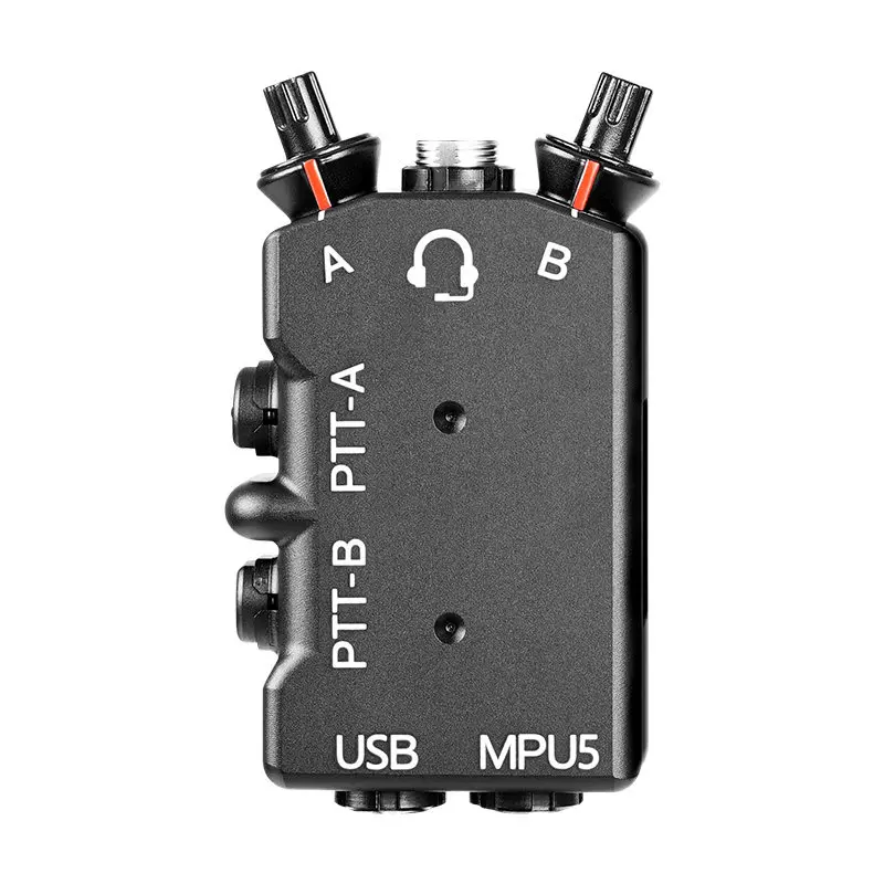 FCS all-metal CNC refined version MPU5 DUAL walkie-talkie PTT tactical headset dual-pass PTT