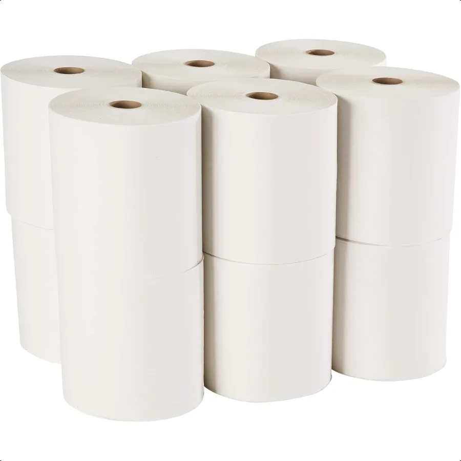 لفات المناشف الورقية الفاخرة المكونة من طبقتين من Pacific Blue Select 7.875 ذات العلامات التجارية السابقة من GP PRO () باللون الأبيض 28000 350 قدم لكل لفة #5