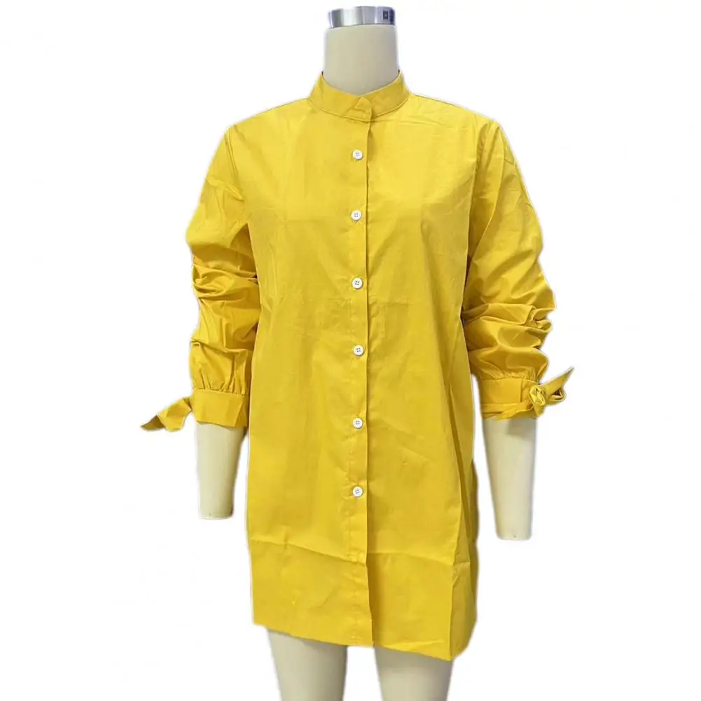 Elegancka koszula w stylu dojazdowym Elegancka damska koszula z długim rękawem Kolekcja Wszechstronna odzież robocza Szykowne topy imprezowe dla modnych