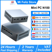 MicroData Mini PC N100 8GB 256GB,16G 512G, Intel 12th Generation 4 Cores Dual Display 4K Output DDR5 WIFI 2.4G/5G BT4.2 PC Gamer